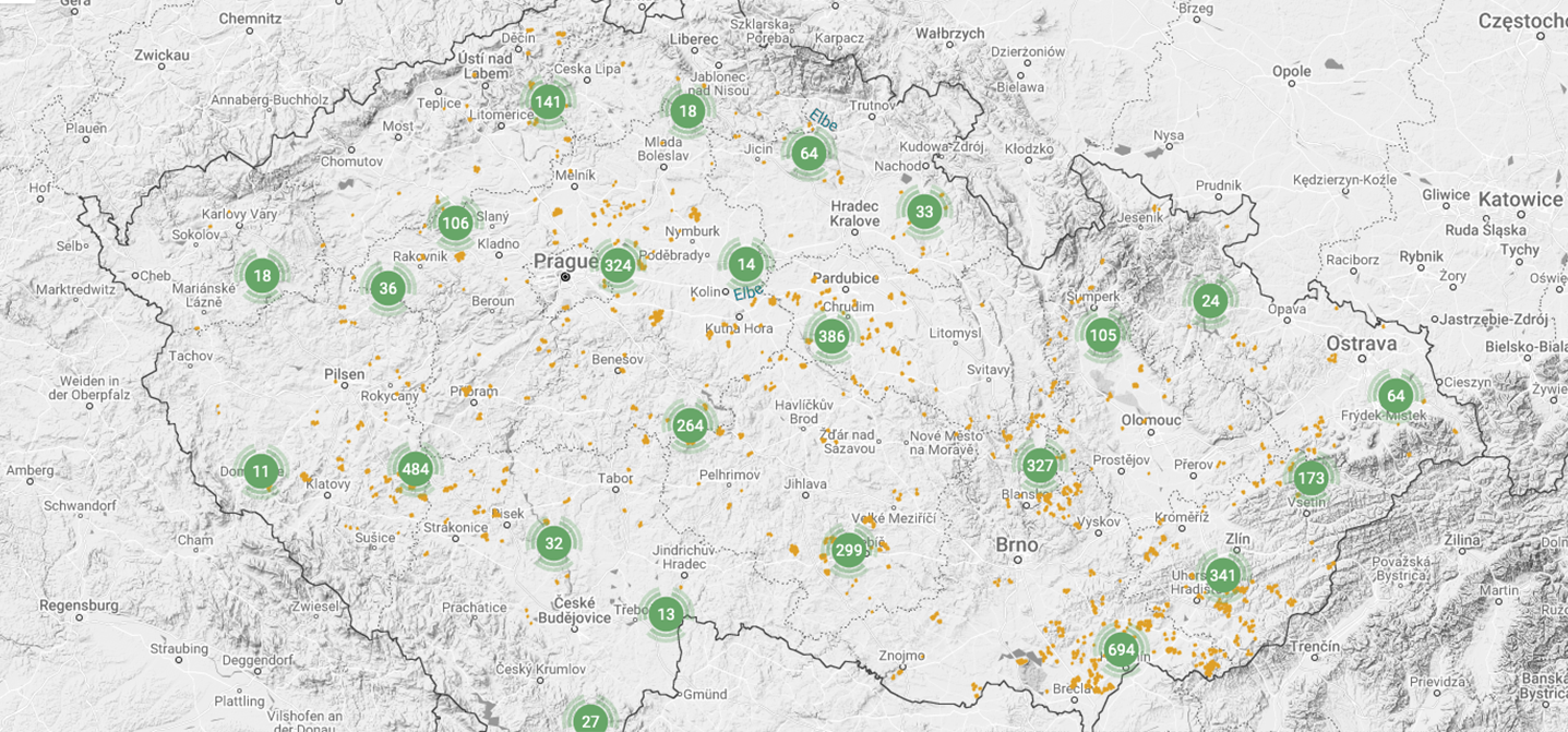 Mojepole Plus Mapa